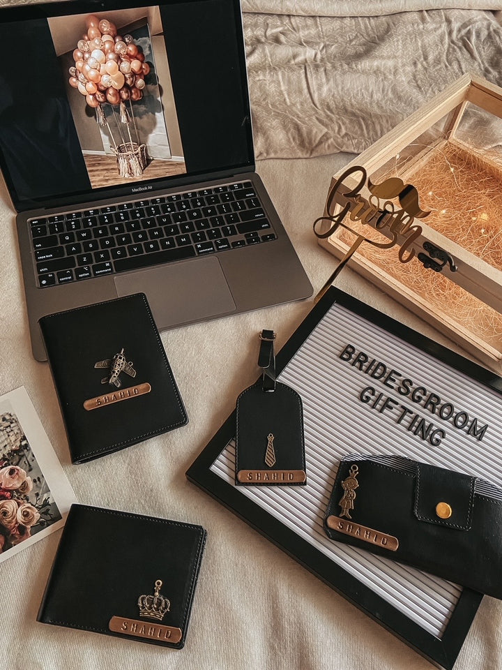 Personalised Large Travel Mate (Travel Organiser, Luggage Tag, Sunglass Box &amp; Wallet)