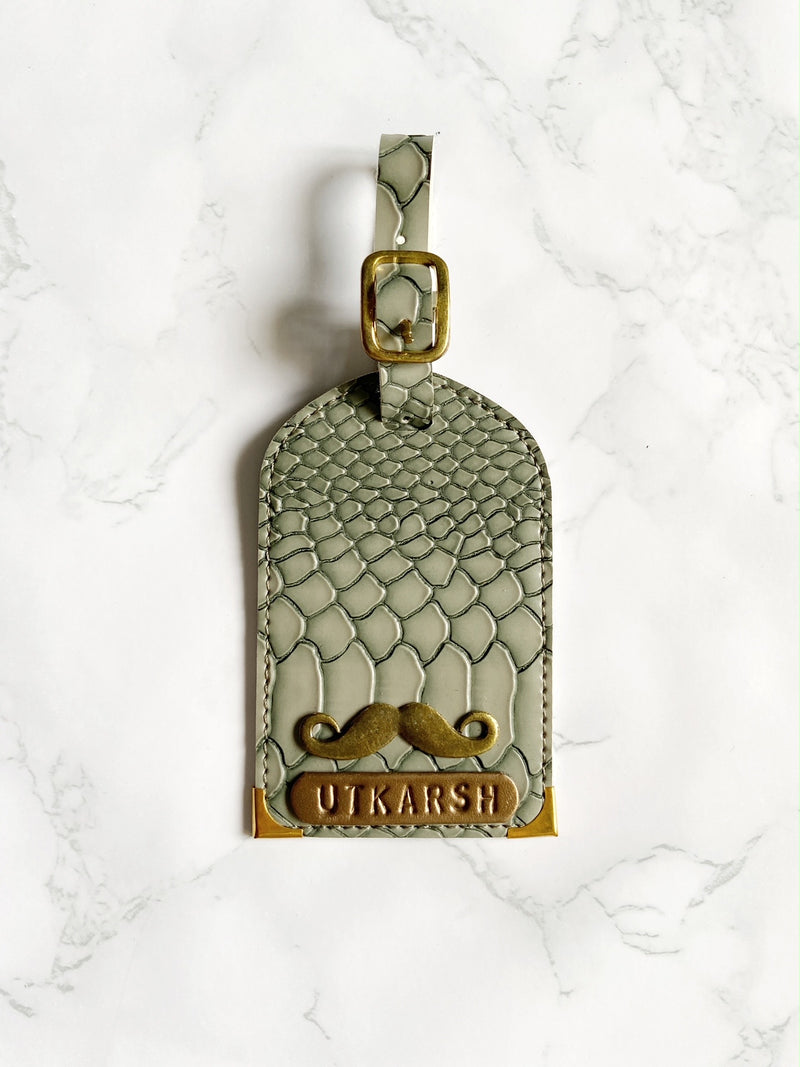 Customized Textured Luggage Tag