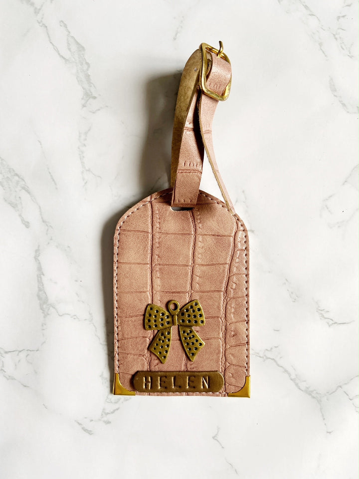 Customized Textured Luggage Tag