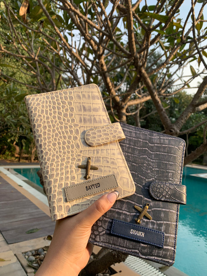 Couple Genuine Leather Travel Organizer
