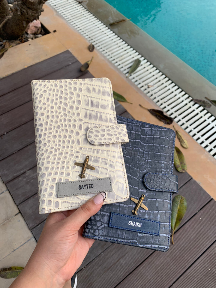 Couple Genuine Leather Travel Organizer