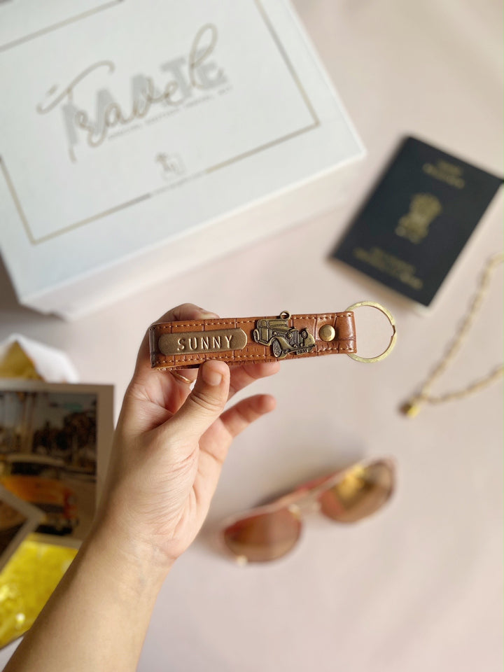 Personalized Croco Keychain