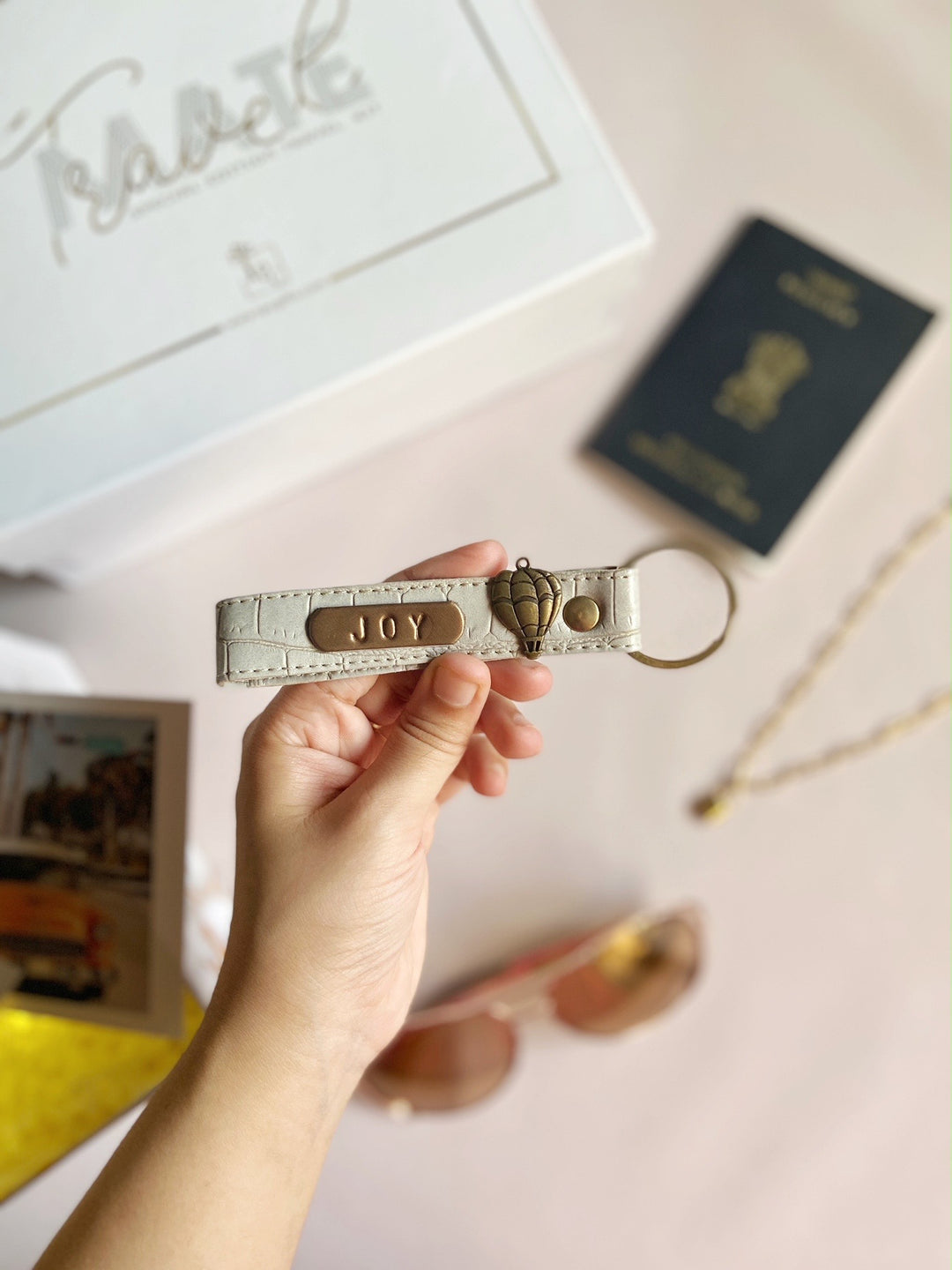 Personalized Croco Keychain