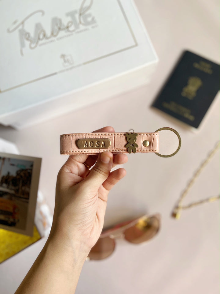 Personalized Croco Keychain