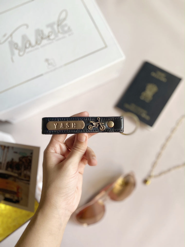 Personalized Croco Keychain