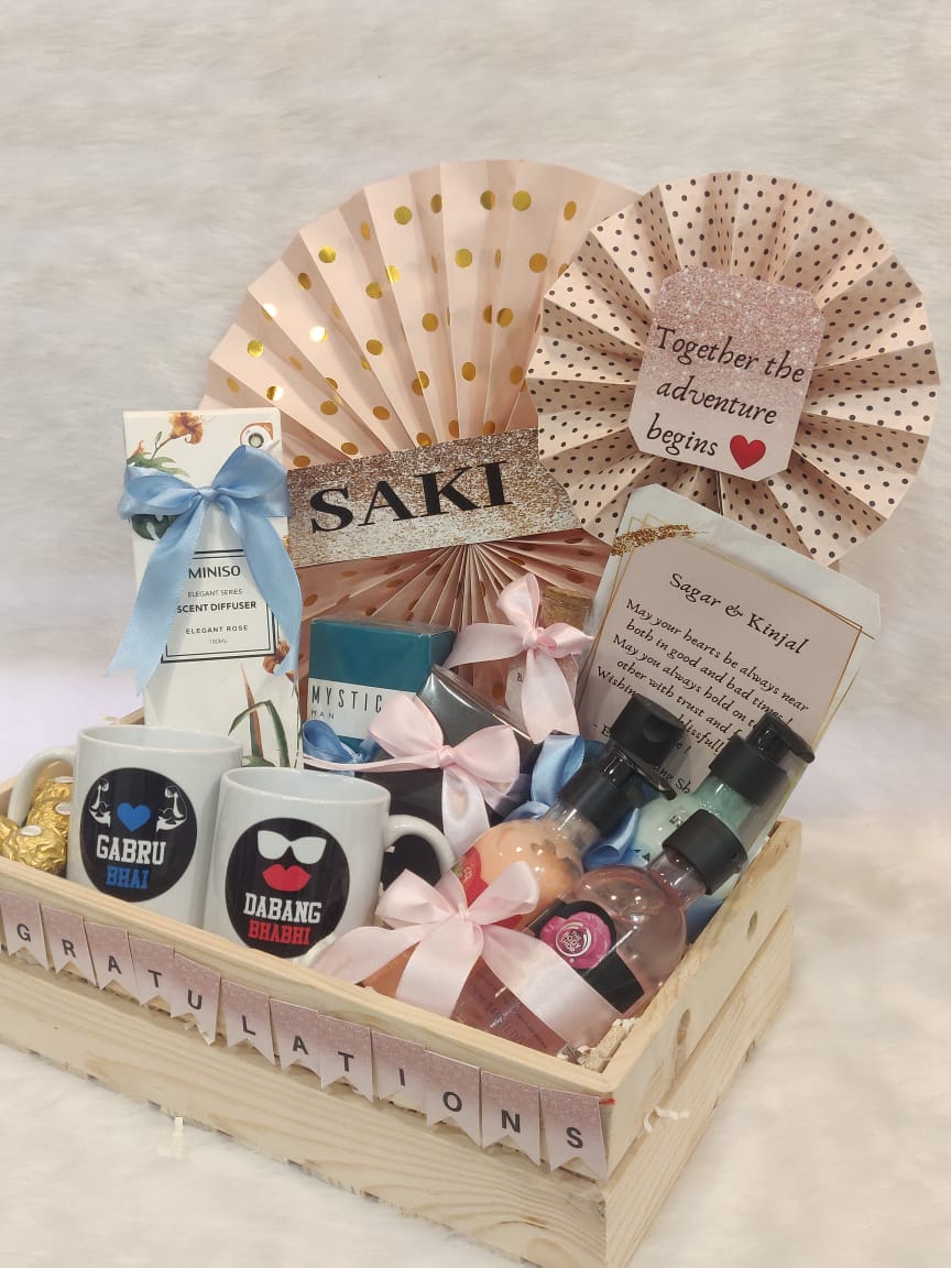 Gift Basket Surprise Gift For Parents 25th Anniversary Ladies Gift