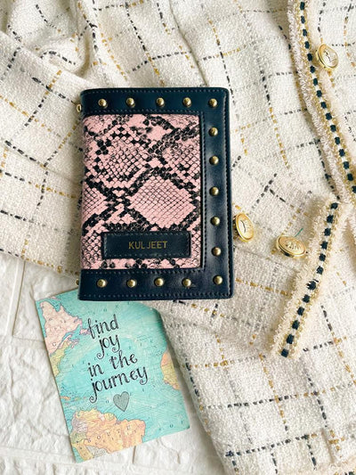 TPC Gifts | Animal Print With Stud Work Passport Cover 1