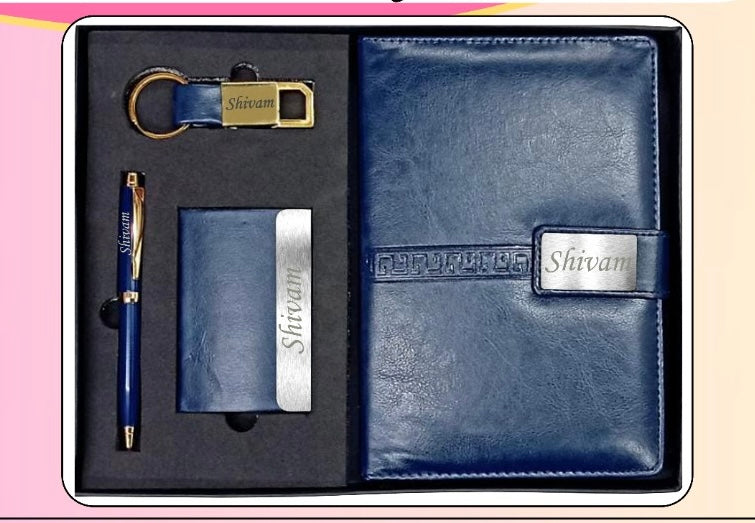 DIARY , PEN , CARD HOLDER & KEYCHAIN