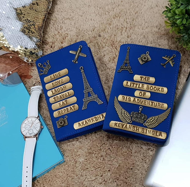 Personalised Couple Passport Cover