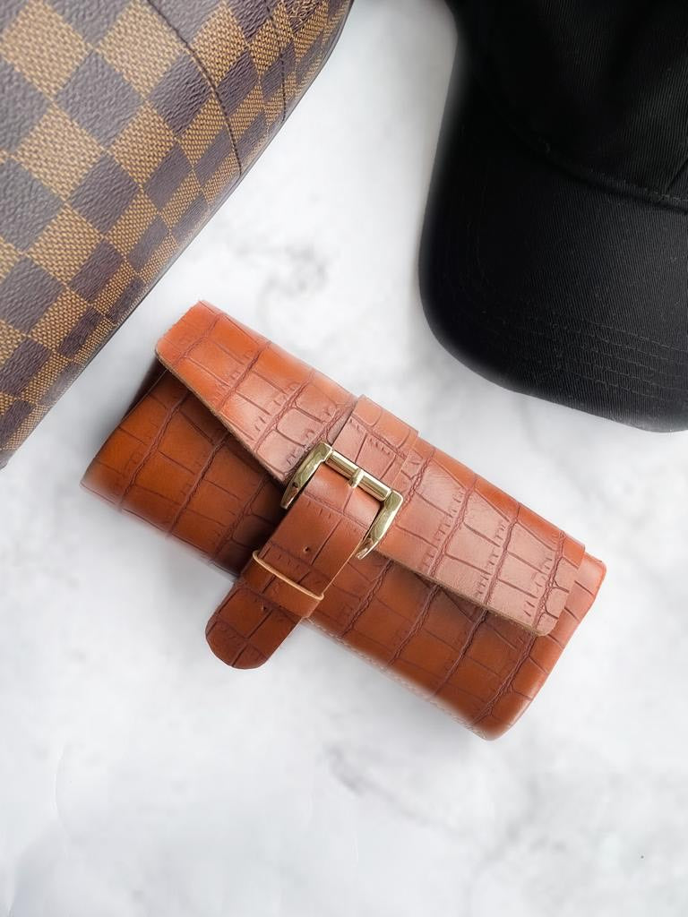 Travel Watch Organizer Roll For Travel &amp; Storage
