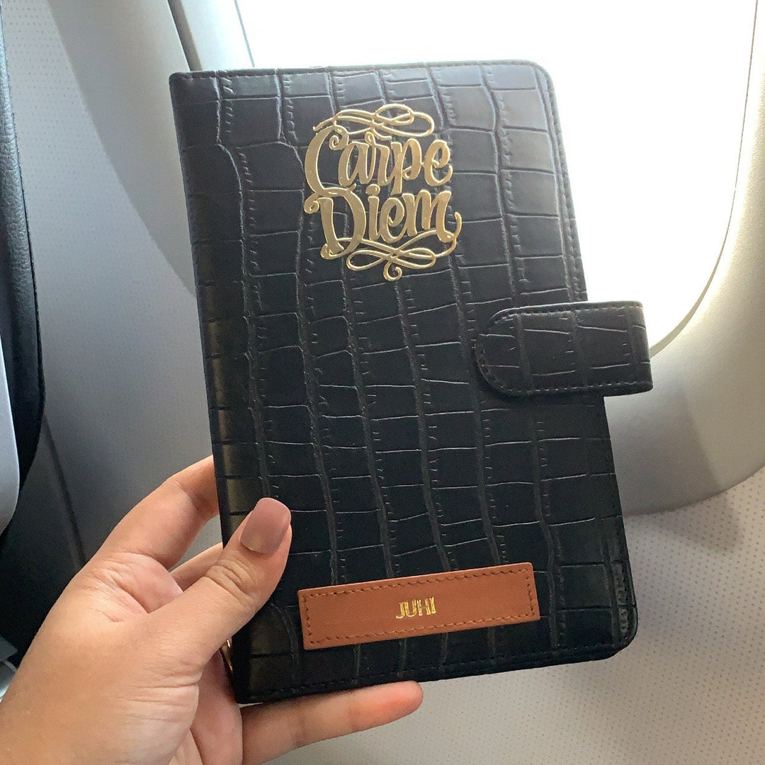 Croco Textured Travel Organizer