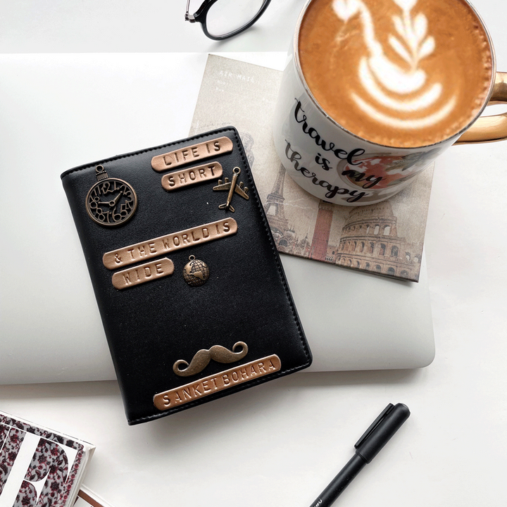 Life is Short Basic Black Passport Cover